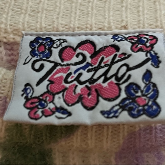 Ribbed Floral Made in France Sweater - Picture 2 of 6